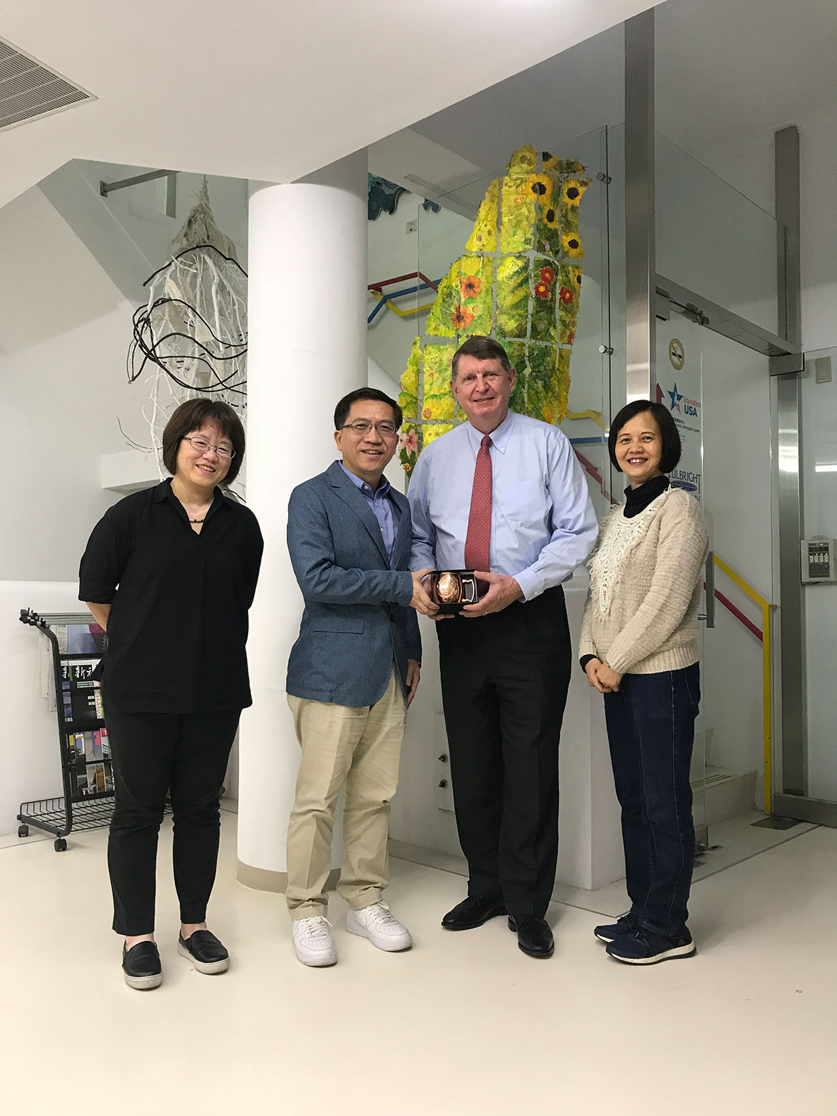 2019年1月15日朱處長拜會FullBright Taiwan