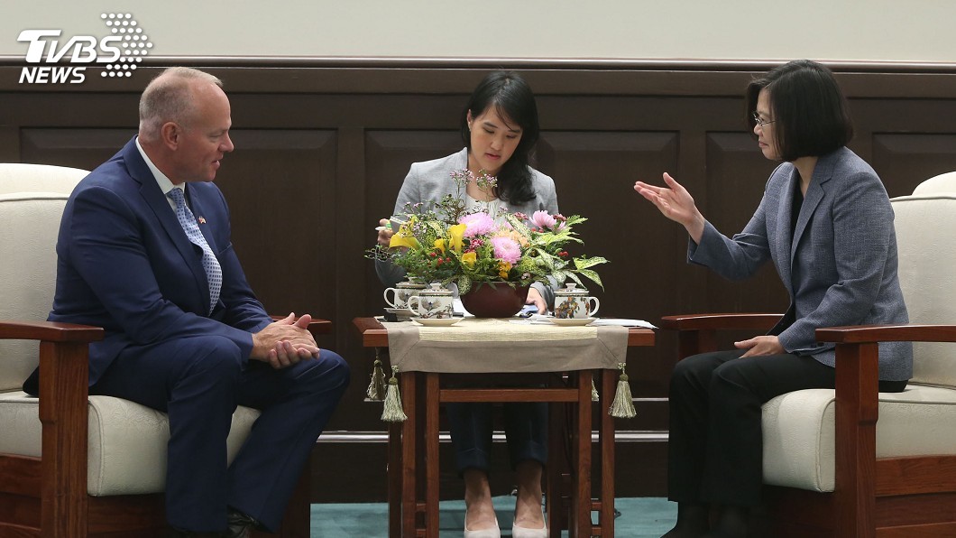 [媒體報導]懷俄明州在台設辦事處　總統盼關係更密切-(TVBS)