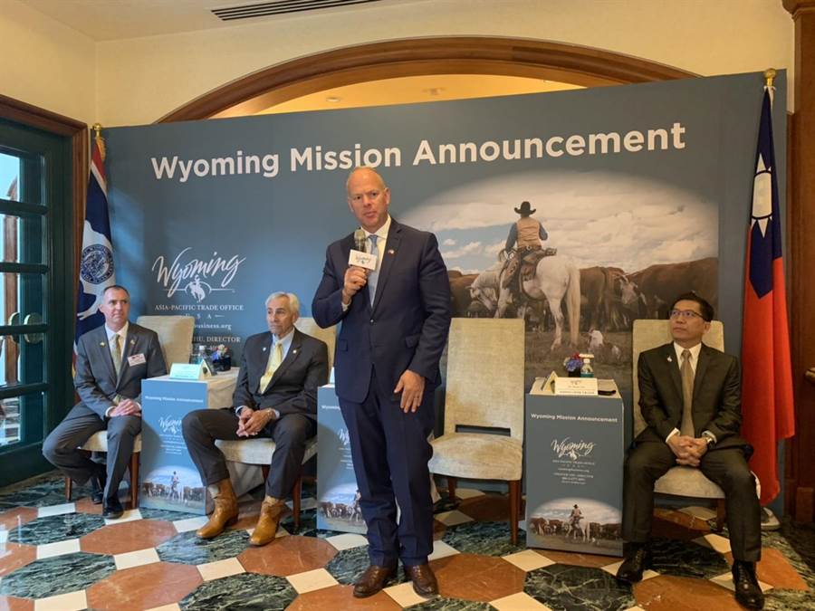 [媒體報導]去年來台受陸關切 懷俄明州州長：駐台商辦有利雙方-(中時電子報)